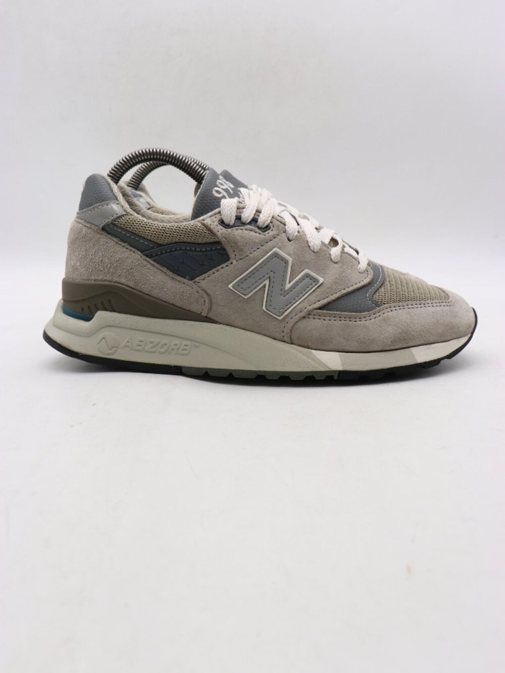 New Balance 998 Made in USA Grey Silver Men's Size 7 D Classic Suede Shoe U998GR